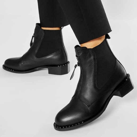 MAGO Turkey womens CHELSEA LEATHER BOOTS BOOTY Sz 36 eu COASTAL COWGIRL GORPCORE - Picture 1 of 14